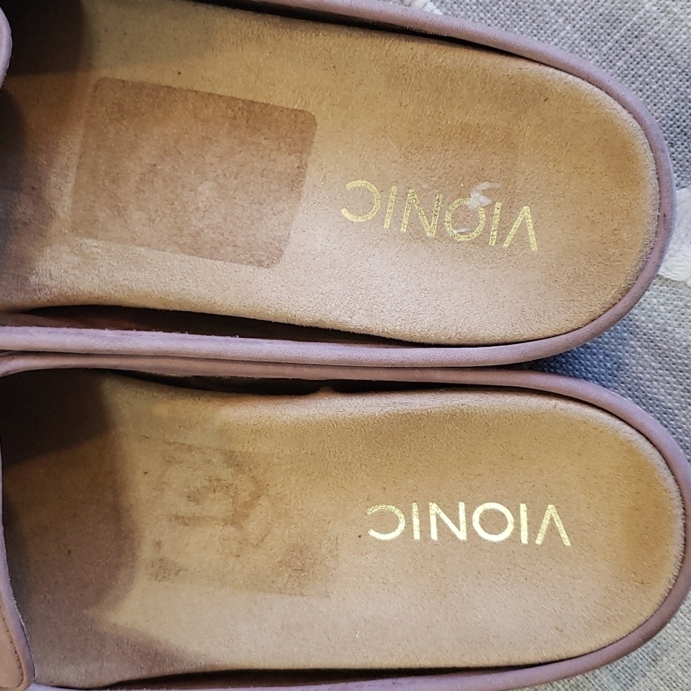 VIONIC Snug Adeline Mule Ladies Slide with Concealed Orthotic Arch Support, Sz 8 - Picture 7 of 16